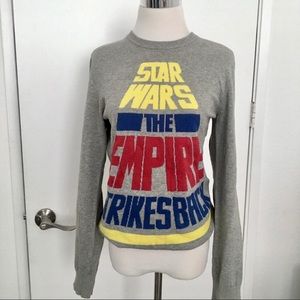 🩶 H&M Star Wars sweater the empire gray size XS